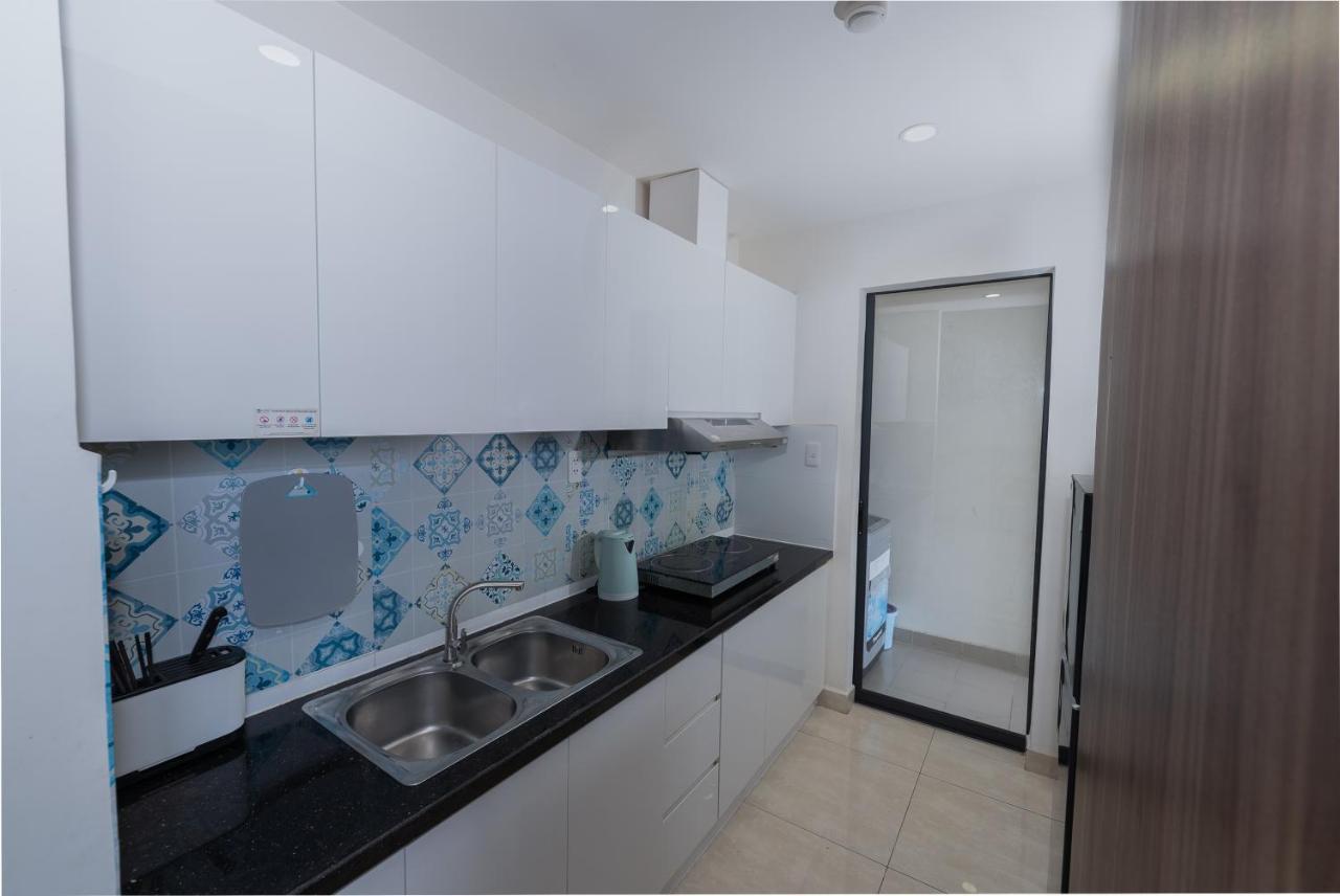 Cozy Private Bedroom In A Luxury 2Br Condo 胡志明市 外观 照片