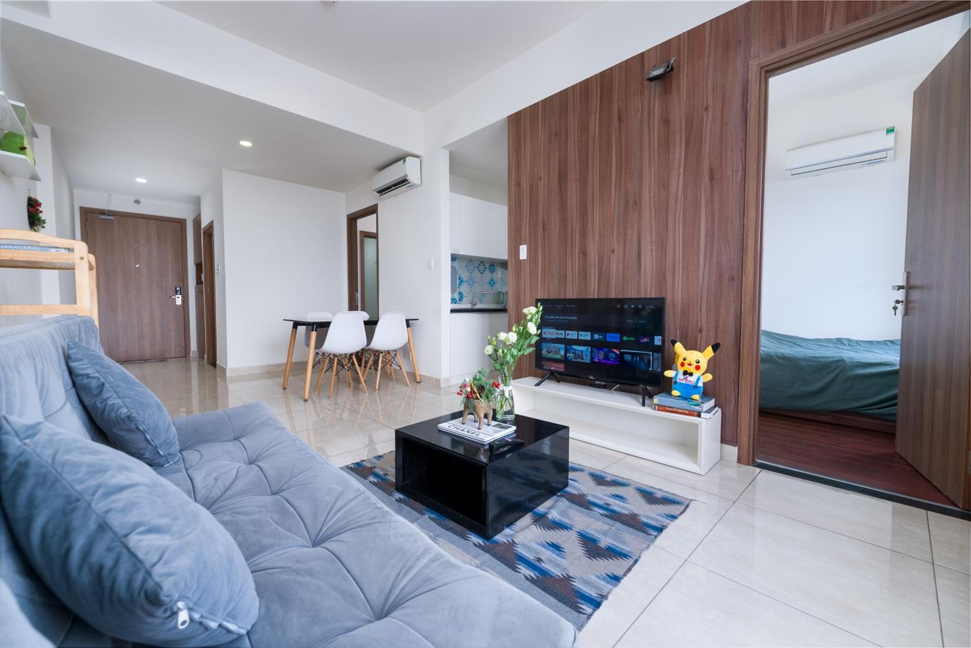 Cozy Private Bedroom In A Luxury 2Br Condo 胡志明市 外观 照片